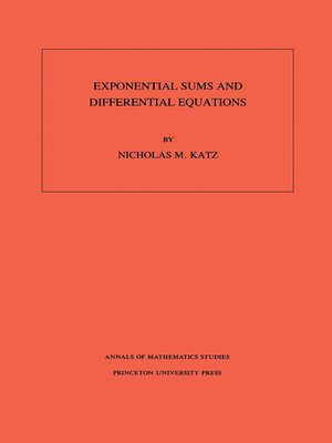 cover image of Exponential Sums and Differential Equations